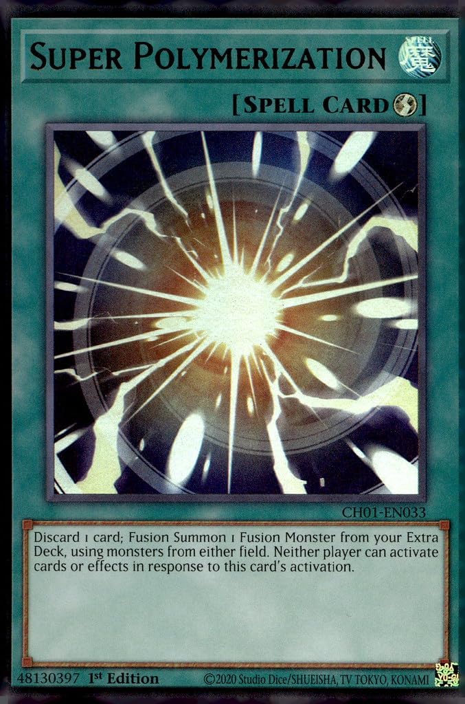 Super Polymerization - CH01-EN033 - Ultra Rare - 1st Edition