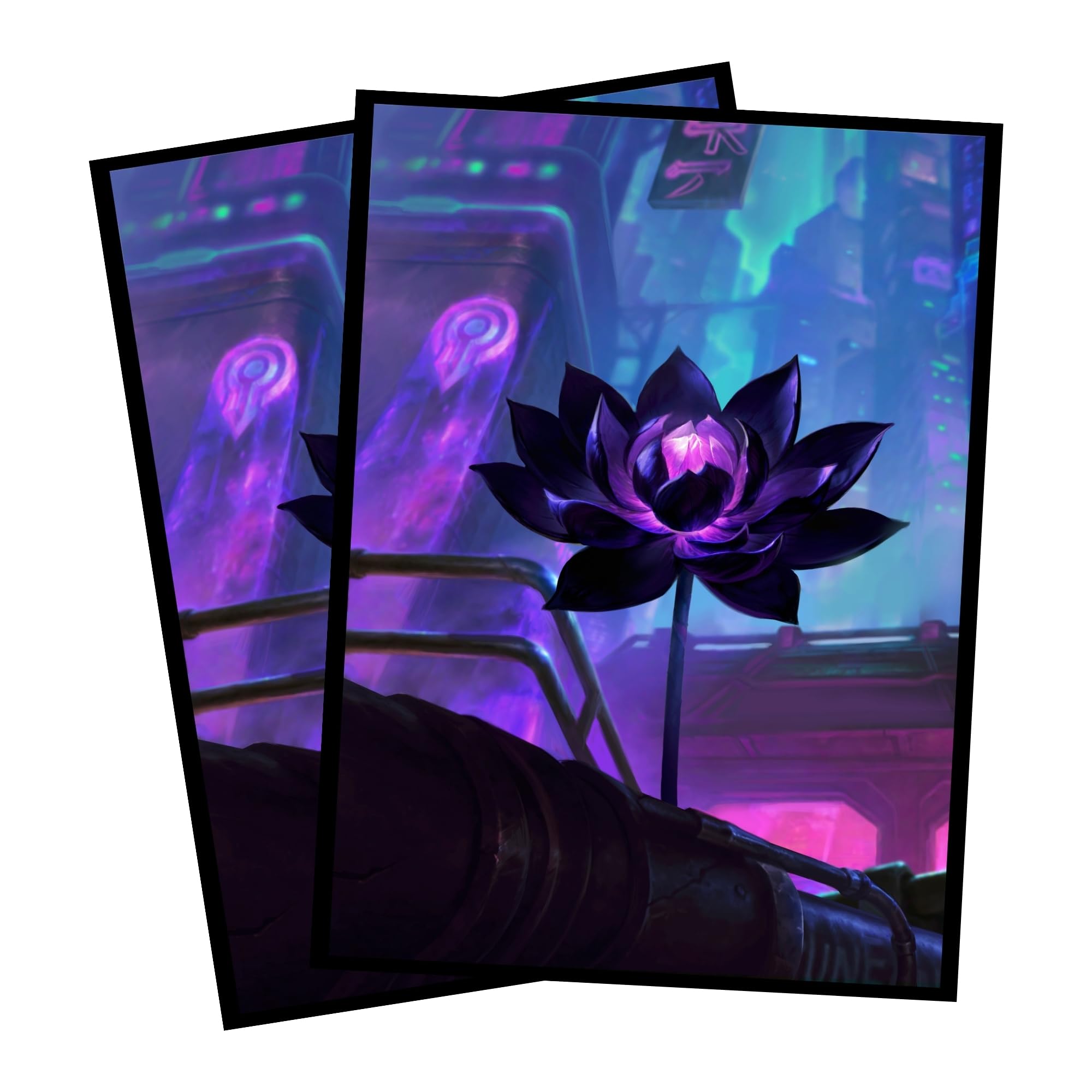 Amazon.com: (Cyberpunk Black Lotus) 100% Hand-Drawn 100ct Textured