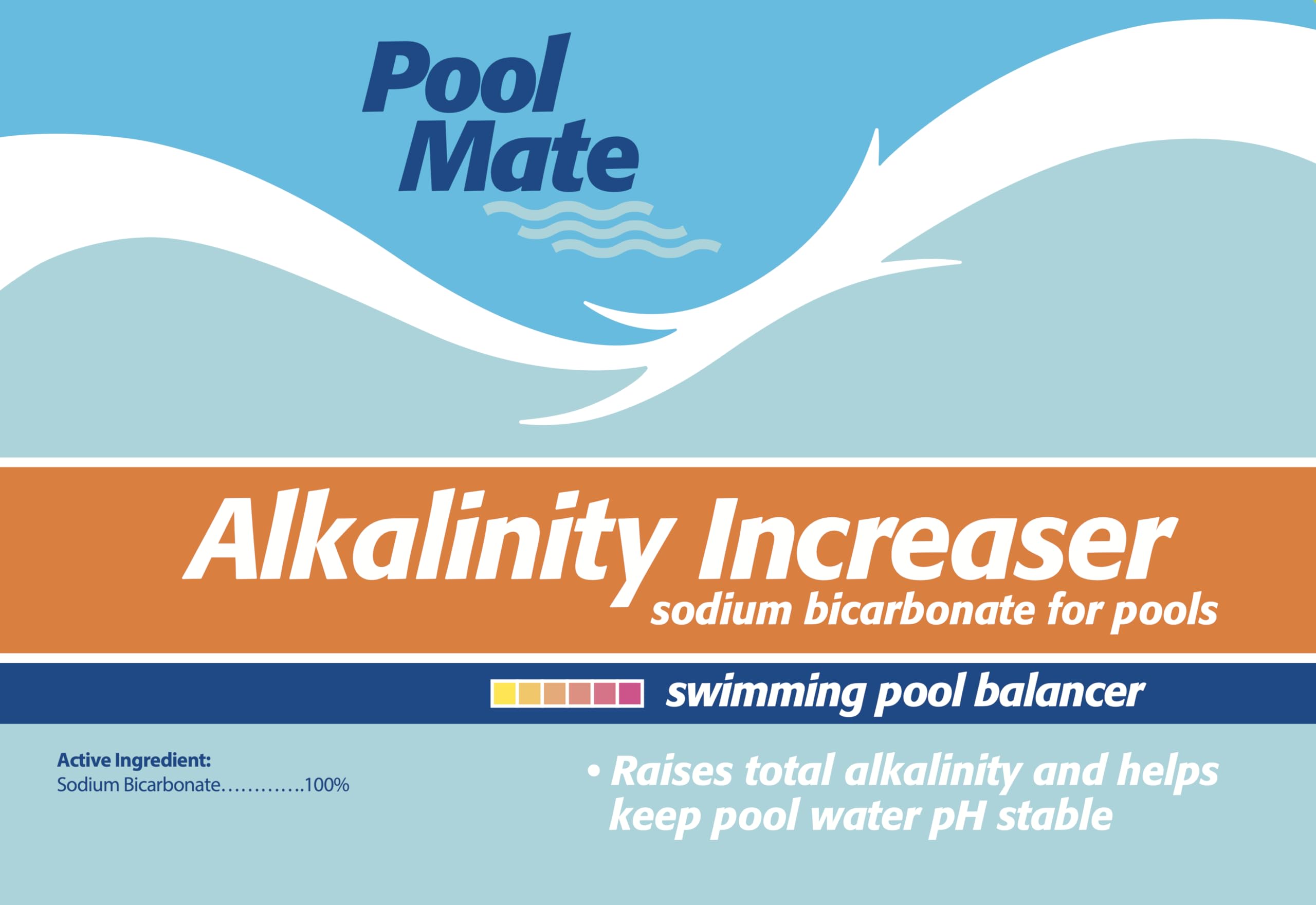 Pool Mate Zwiększacz zasadowości premium 9 kg do basenów, 100% wodorowęglan sodu