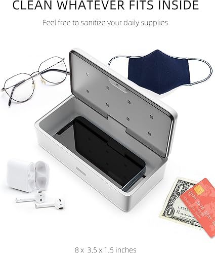 Miniatura 4 de Caja desinfectante de luz UV, caja desinfectante para teléfono UVC para teléfonos inteligentes, joyas y artículos para el hogar