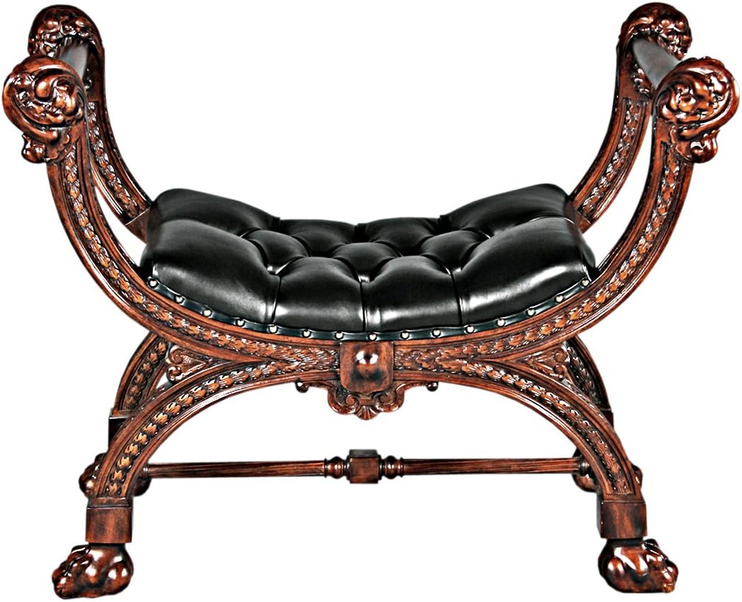 Design Toscano The Lord Raffles Leather Lion Throne Chair Amazon.ca