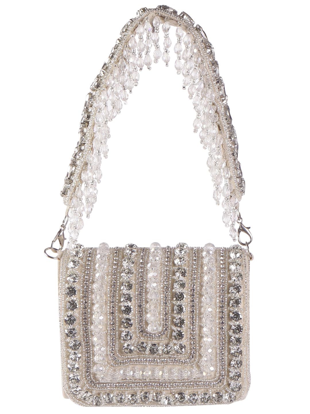 swisni Mini Crystal flap bag With Detachable Strap-picture-23