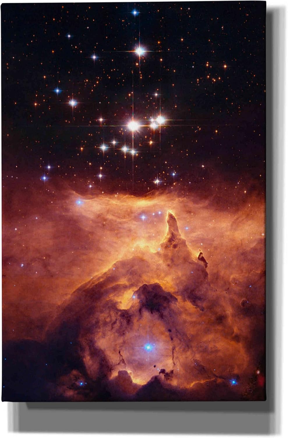 Epic Graffiti 'Star Crossed' Hubble Space Telescope Canvas Wall Art, 12" x 24"