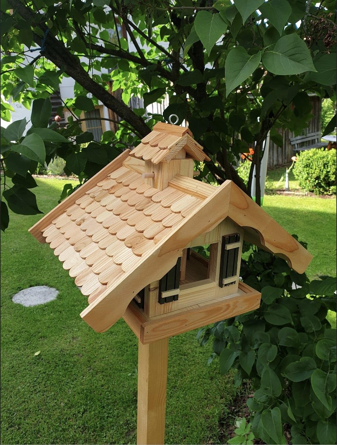 Vogelhaus Almhütte Vogelhaus Futtersilo Futterhaus Vogelfutter Vogelvilla Vogel A1