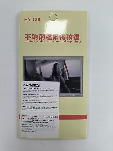 Miniatura 8 de Espejo interior del coche, accesorios de estilo, espejo universal para asiento de automóvil, espejo de maquillaje autoadhesivo portátil, visera de