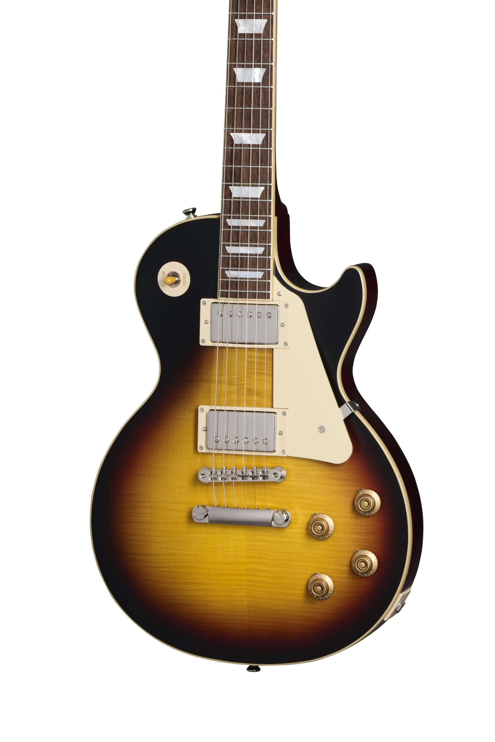 Epiphone Inspired by Gibson Custom 1959 Les Paul Standard, Tobacco Burst with Hard Case