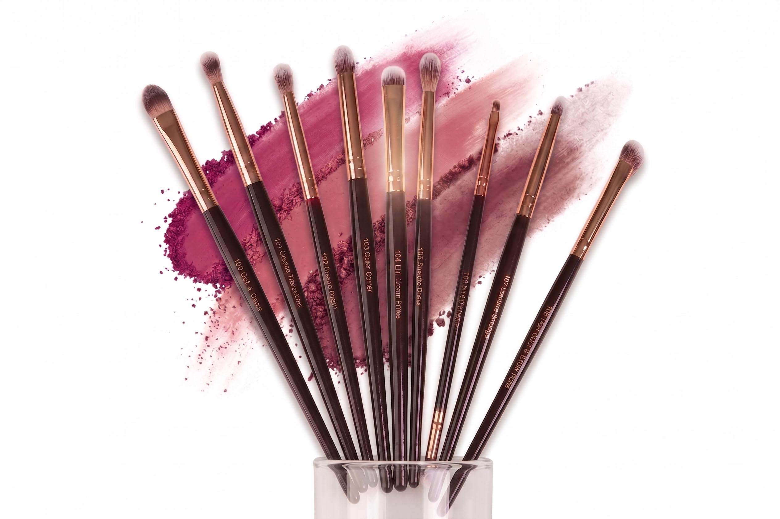 Premium Eyeshadow Makeup Brush – Soft Synthetic Bristles, Precision Blending & Shading Brush for Cream & Powder Eyeshadow – Professional Quality Eye Makeup Tool-image-5