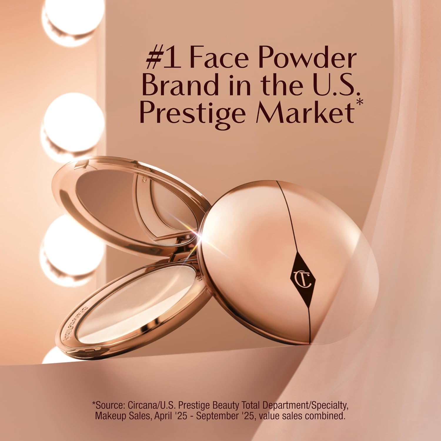 Charlotte Tilbury Airbrush Flawless Finish Setting Powder - Pore-Blurring Pressed Powder for Face Makeup to Minimize Shine with a Soft-Focus Finish - Image 5