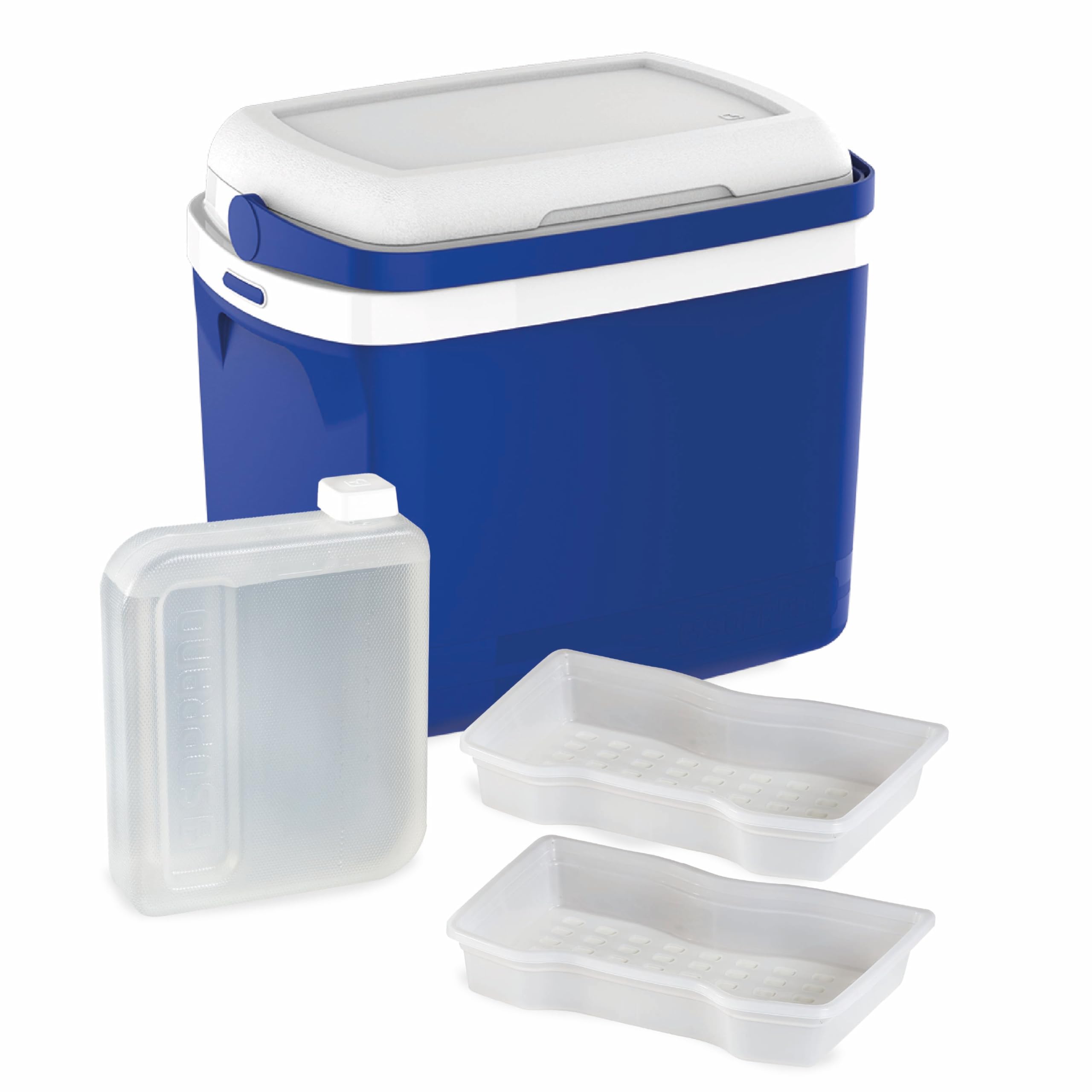 Caixa Térmica 32L Azul com Acessórios Soprano | Amazon.com.br