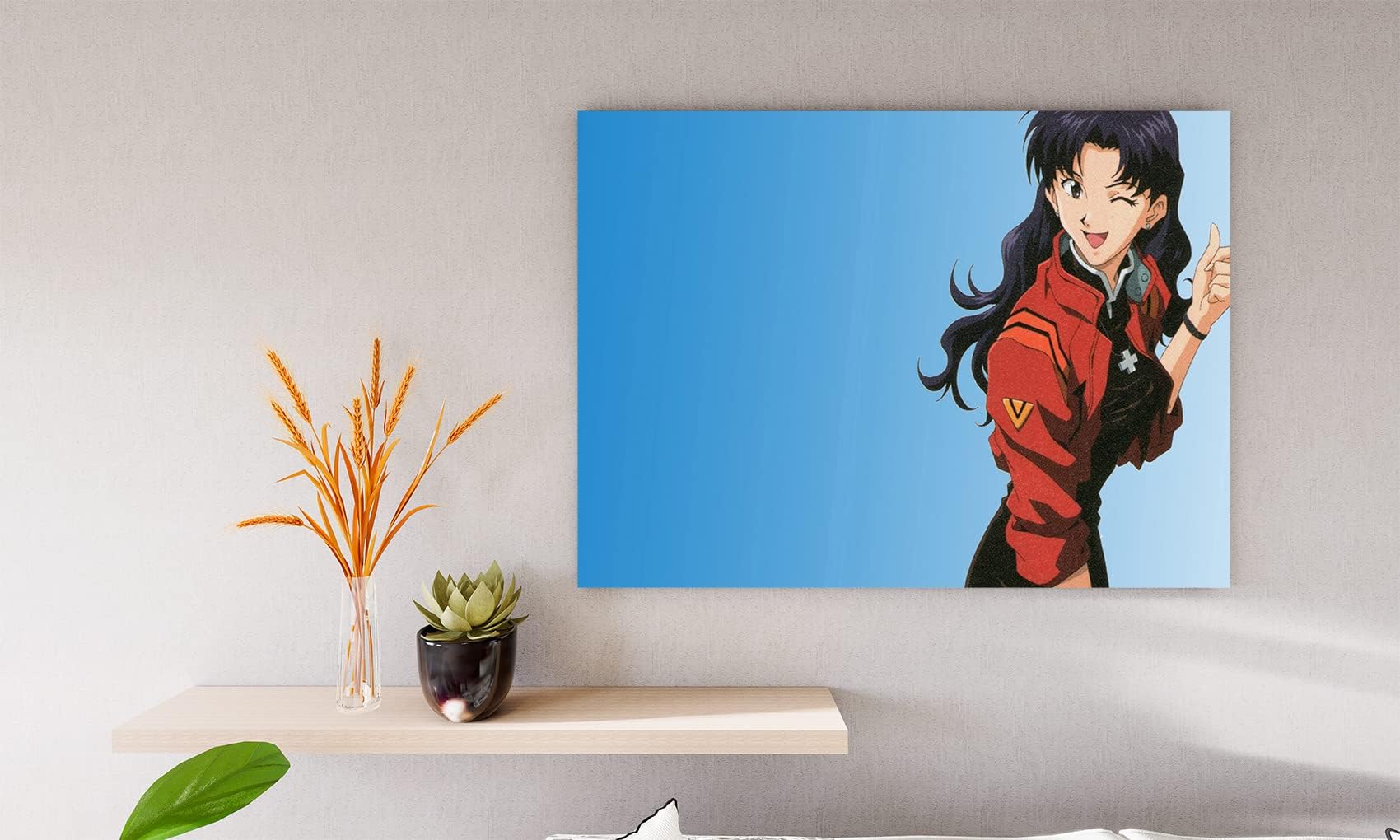 Xtreme Skins Designs Print Wooden Framed Canvas Wall Art Decoration Poster (14x10 Inch) - Genesis Girl