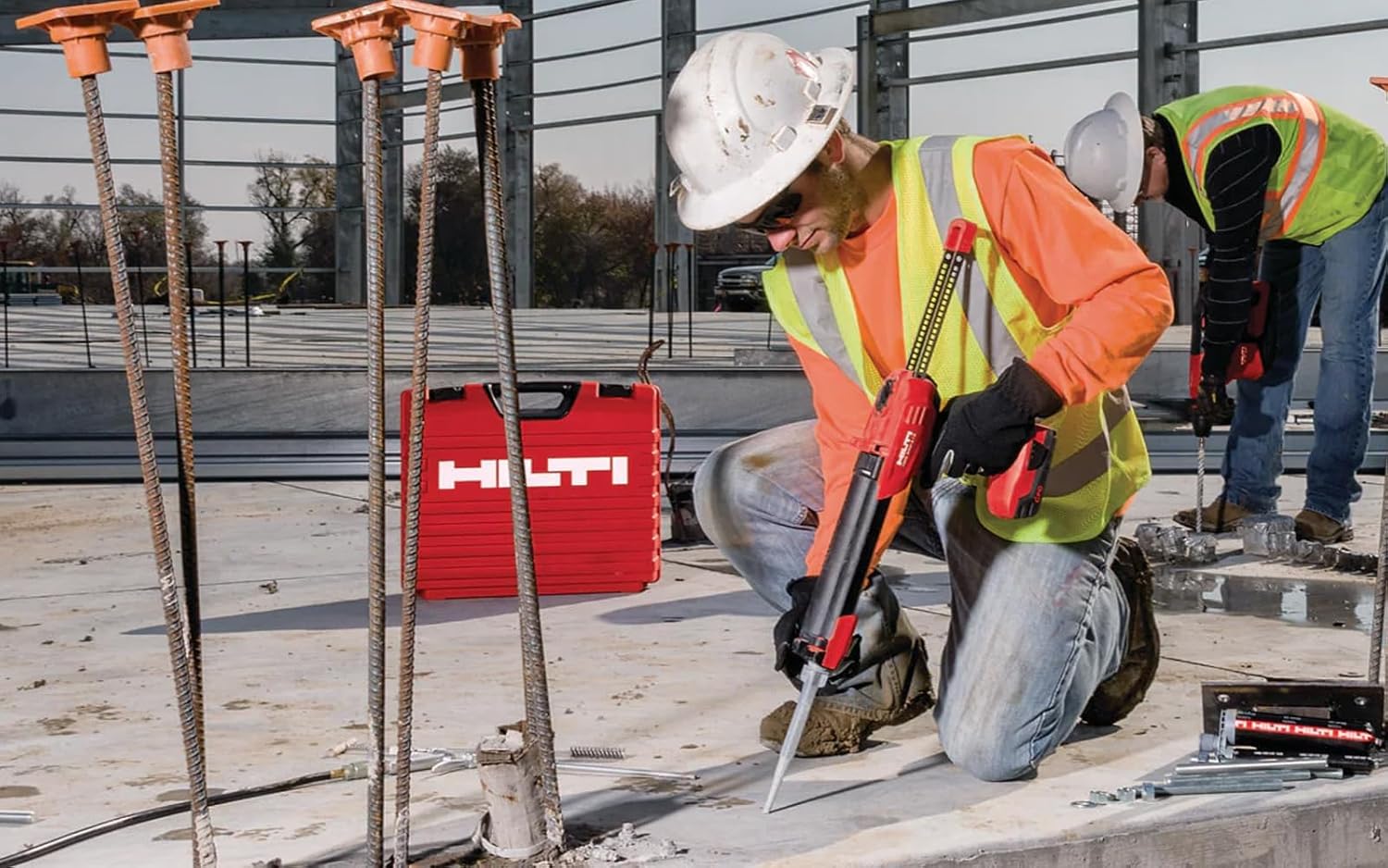 HIlti 3496604 HDE 500 Dispenser + Black/red (Battery not Included) Body Cordless Systems
