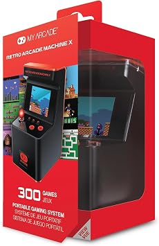 Portable Retro Machine X 16-Bit Mini Arcade Cabinet (Includes 300 Built In Games)