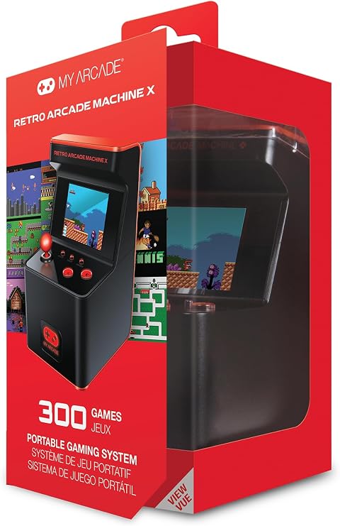 Portable Retro Machine X 16-Bit Mini Arcade Cabinet (Includes 300 Built In Games)