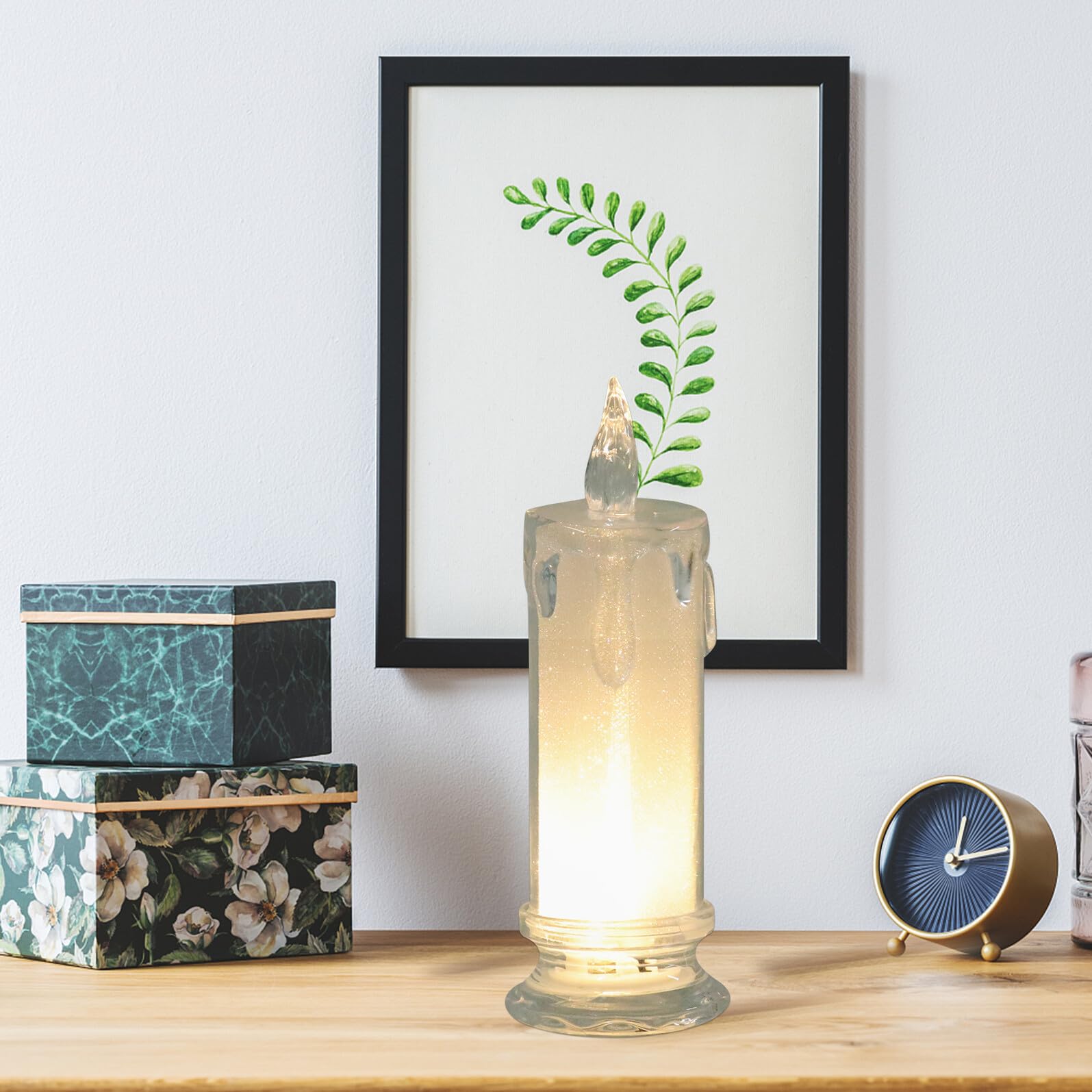 Ciieeo Lampade Elettriche a Candela LED senza Fiamma, Set 6 Pezzi, Luci Decorative per Uso Domestico e Festival, Illuminazione Romantica per Interni ed Esterni