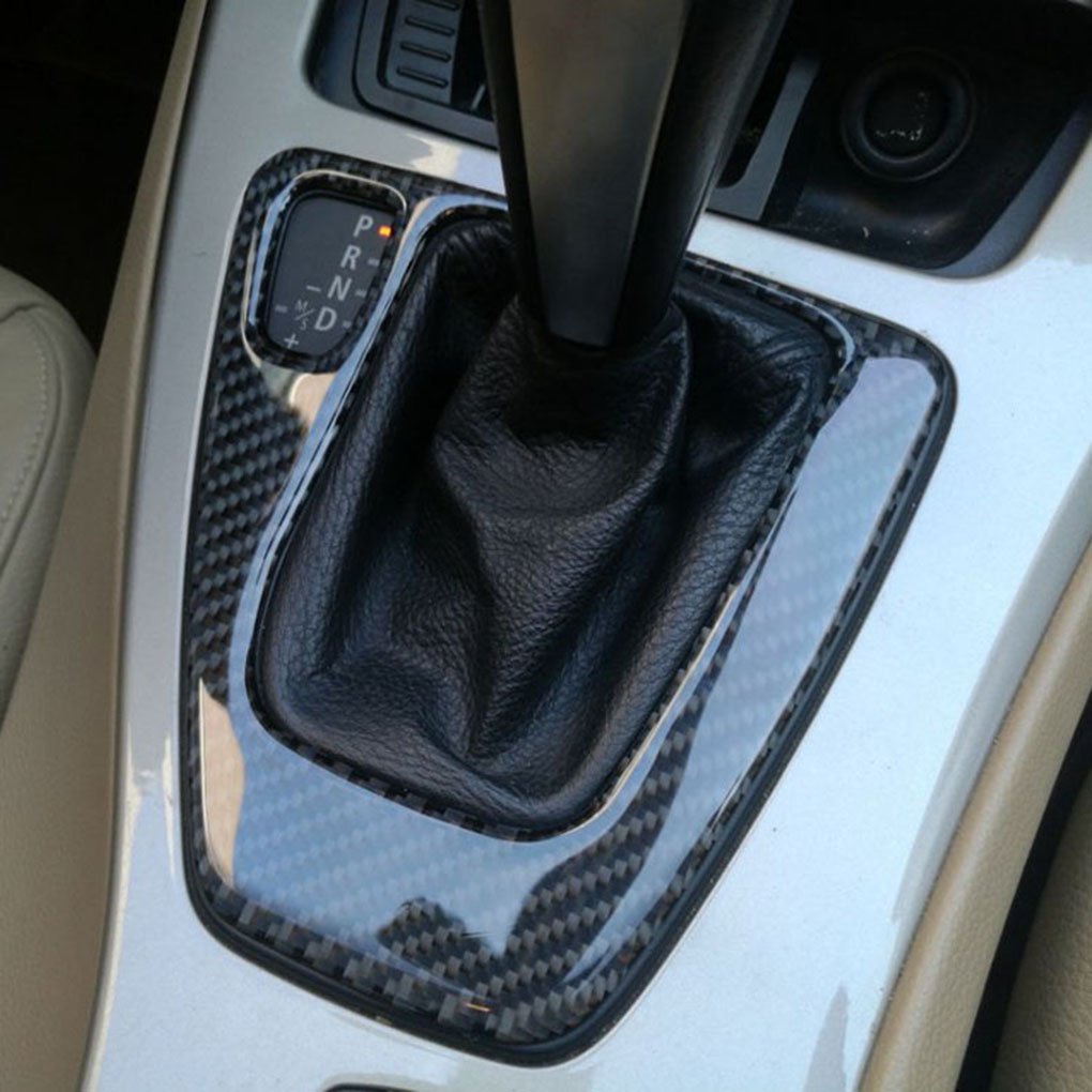 FSFYUK Rivestimento Bocchetta Aria In Fibra Di Carbonio Nero Per BMW Serie 3 E90 E92 E93 2005-2012 - Copertura Cruscotto Autoadesiva