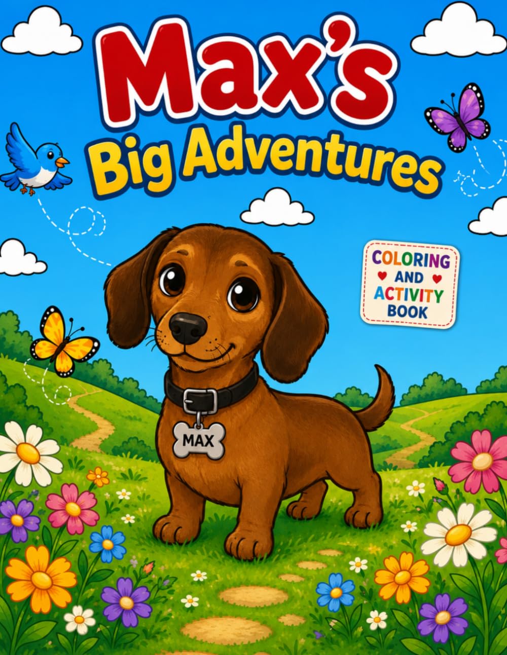 Max's Big Adventures: Coloring and Activity Book