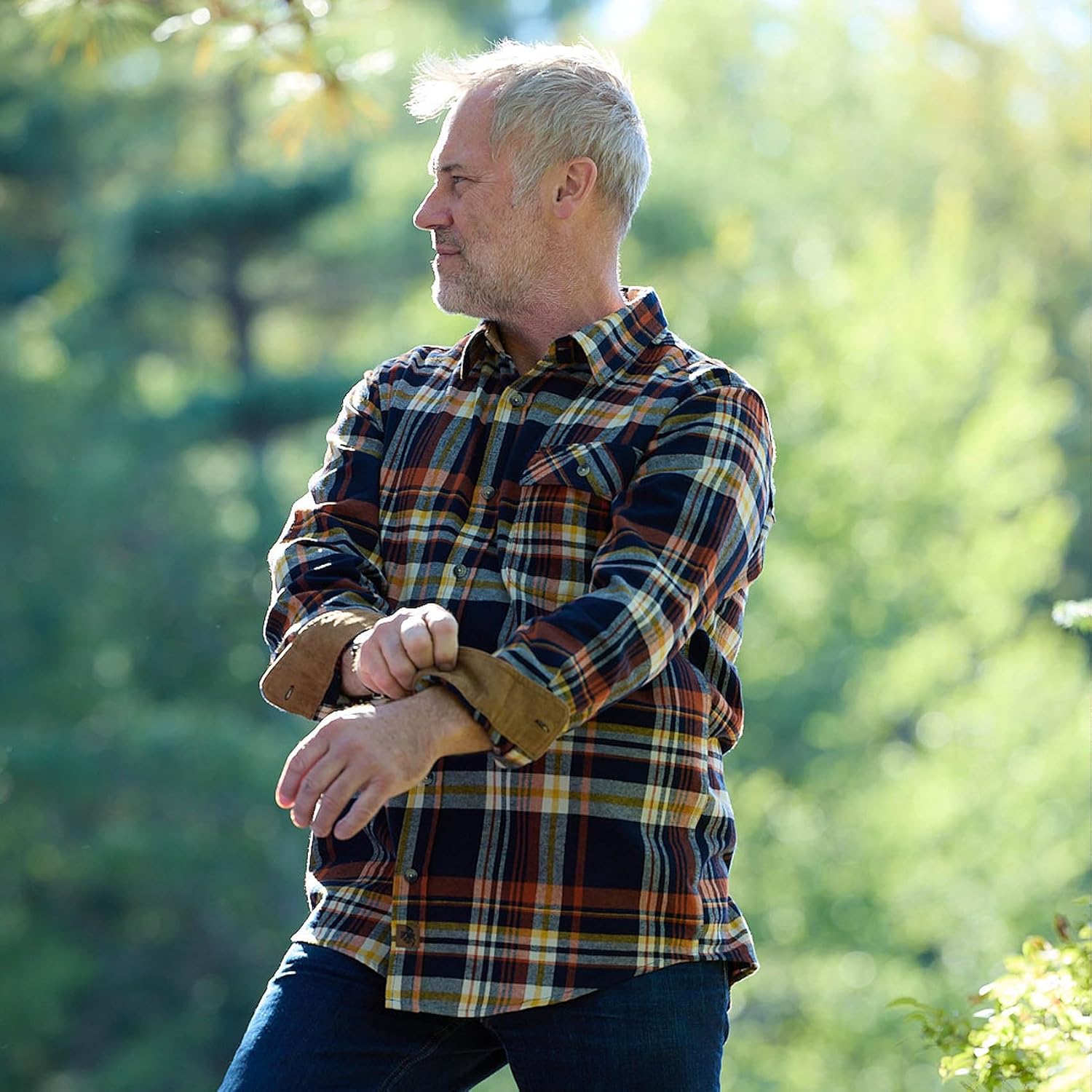 Legendary Whitetails Men's Flannel Shirt Long Sleeve Button Down 100% Cotton - Image 3