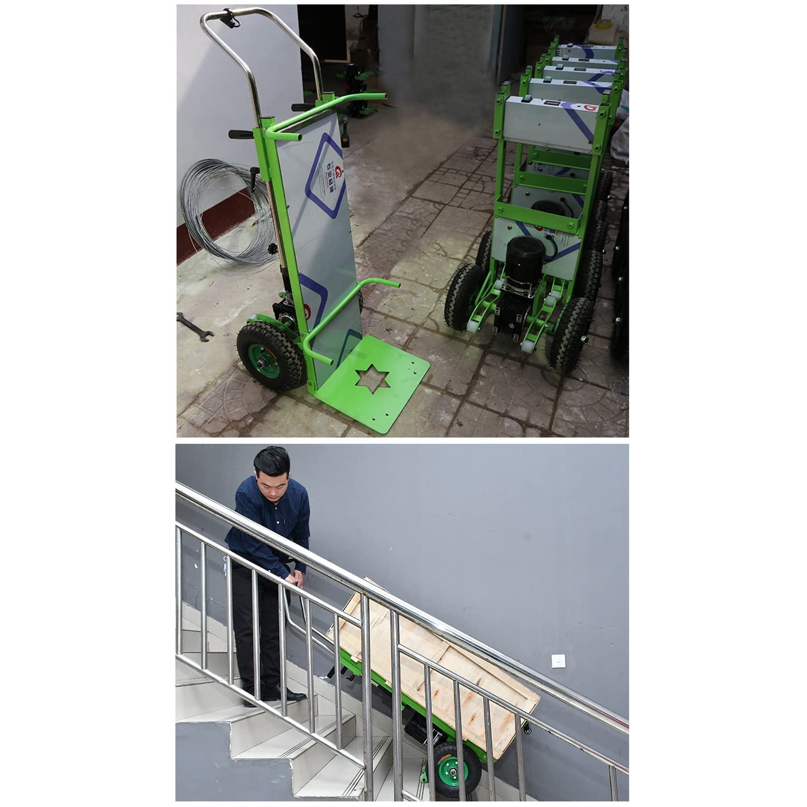 Salita Scale Elettrica, Carrello Scala Scala Carrello Portascale 48V 250kg, Montascale in Lega di Alluminio per Mobili in Movimento, Movimentazione Materiali E Ospedale