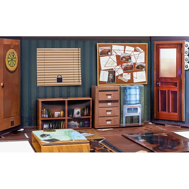 Foto 3 de 7 de ThinkFun - Escape The Room, Asesinato de Mafia, Juegos de Mesa para Toda la Familia, 1-3 Jugadores, Idea…
