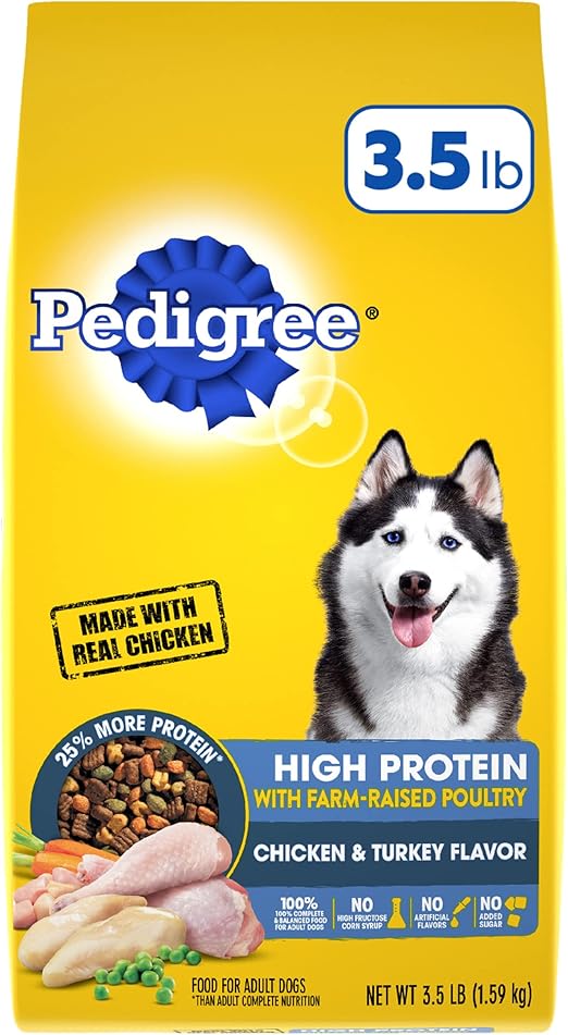PEDIGREE High Protein Adult Dry Dog Food Chicken and Turkey