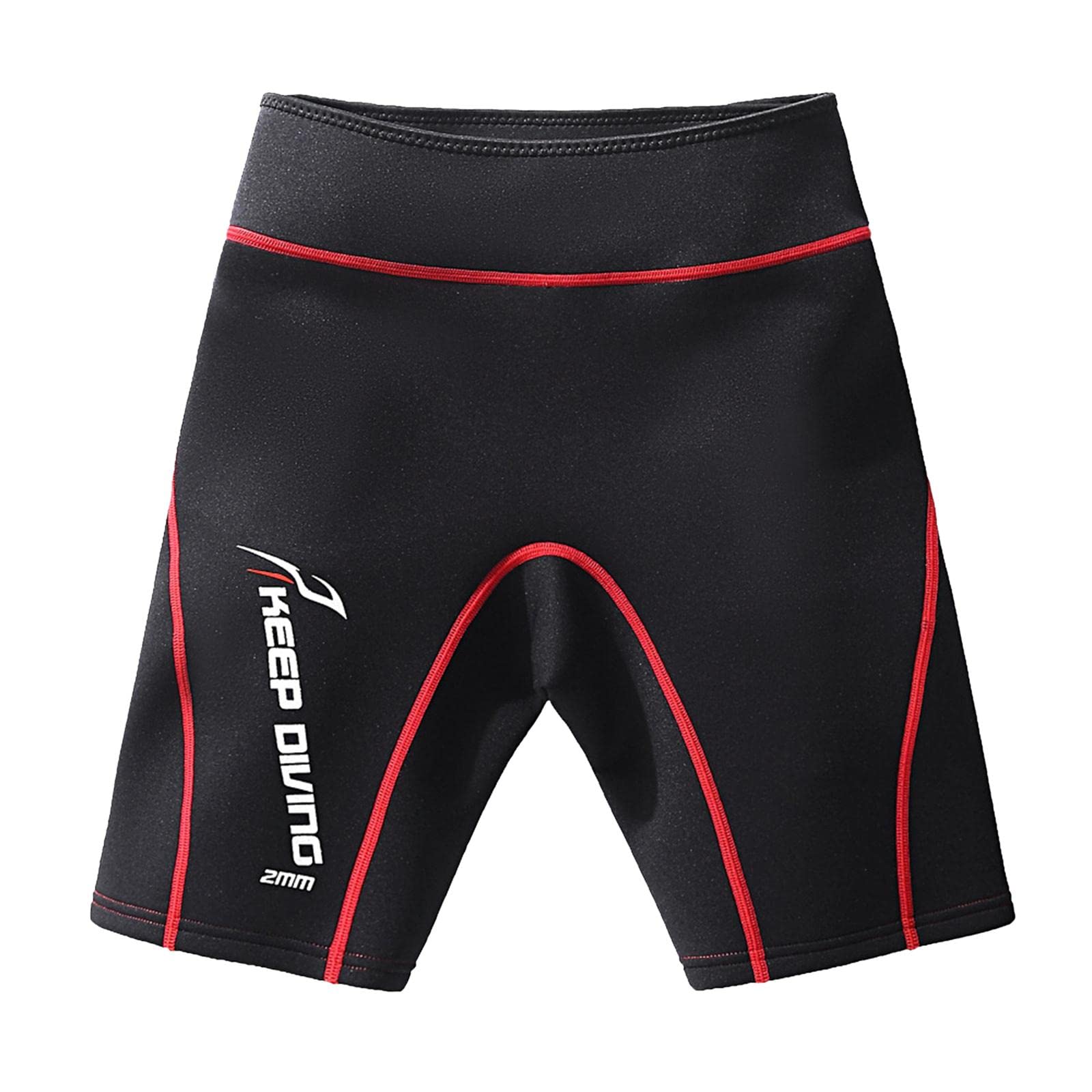Loom Tree Neoprene Diving Shorts Swim Trunks Pants Wetsuits Scuba Swimsuit Red M-image-36