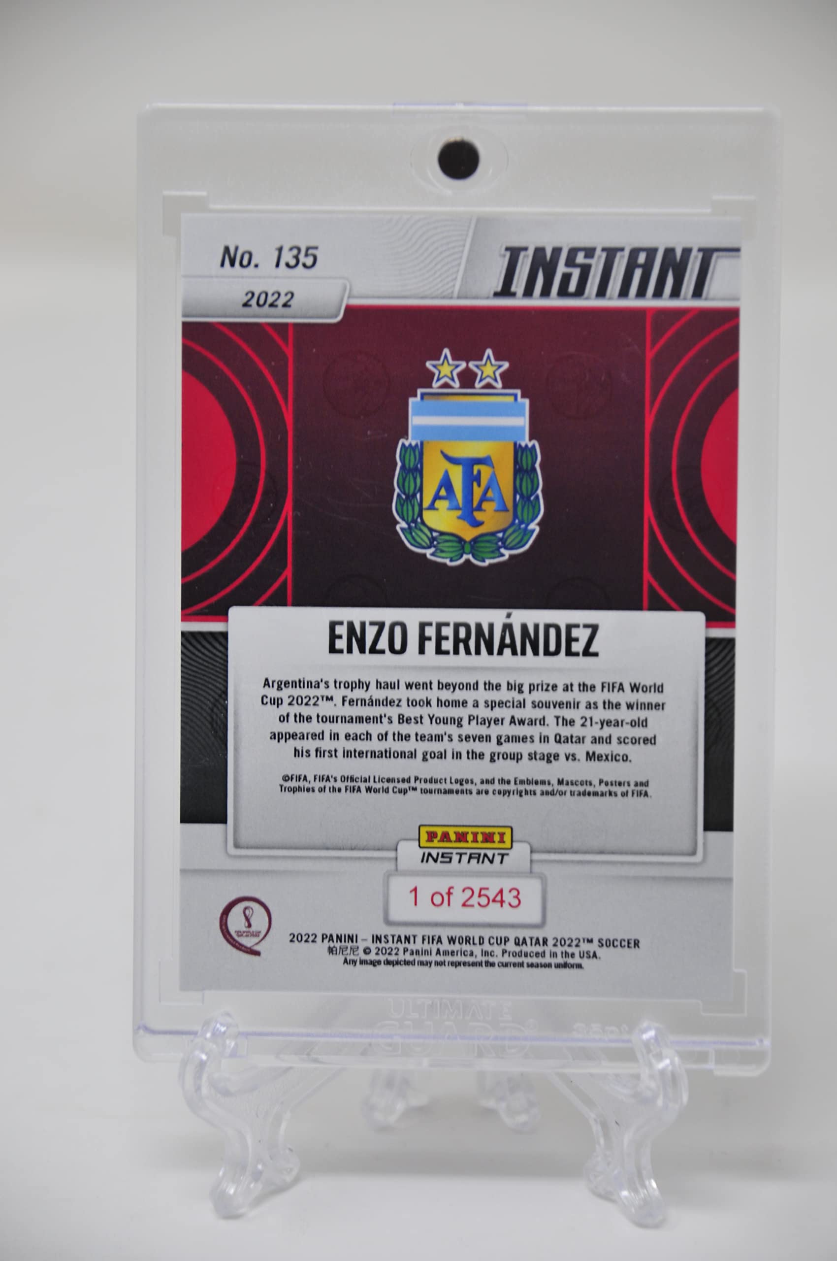 Enzo Fernandez - Best Young - Rookie RC - 2022 - PANINI Instant