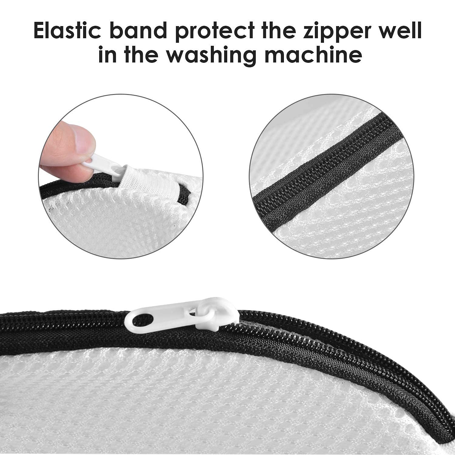 Yoassi Lot 2 Sac Lavage Chaussure Filet À Linge Fermeture Éclair