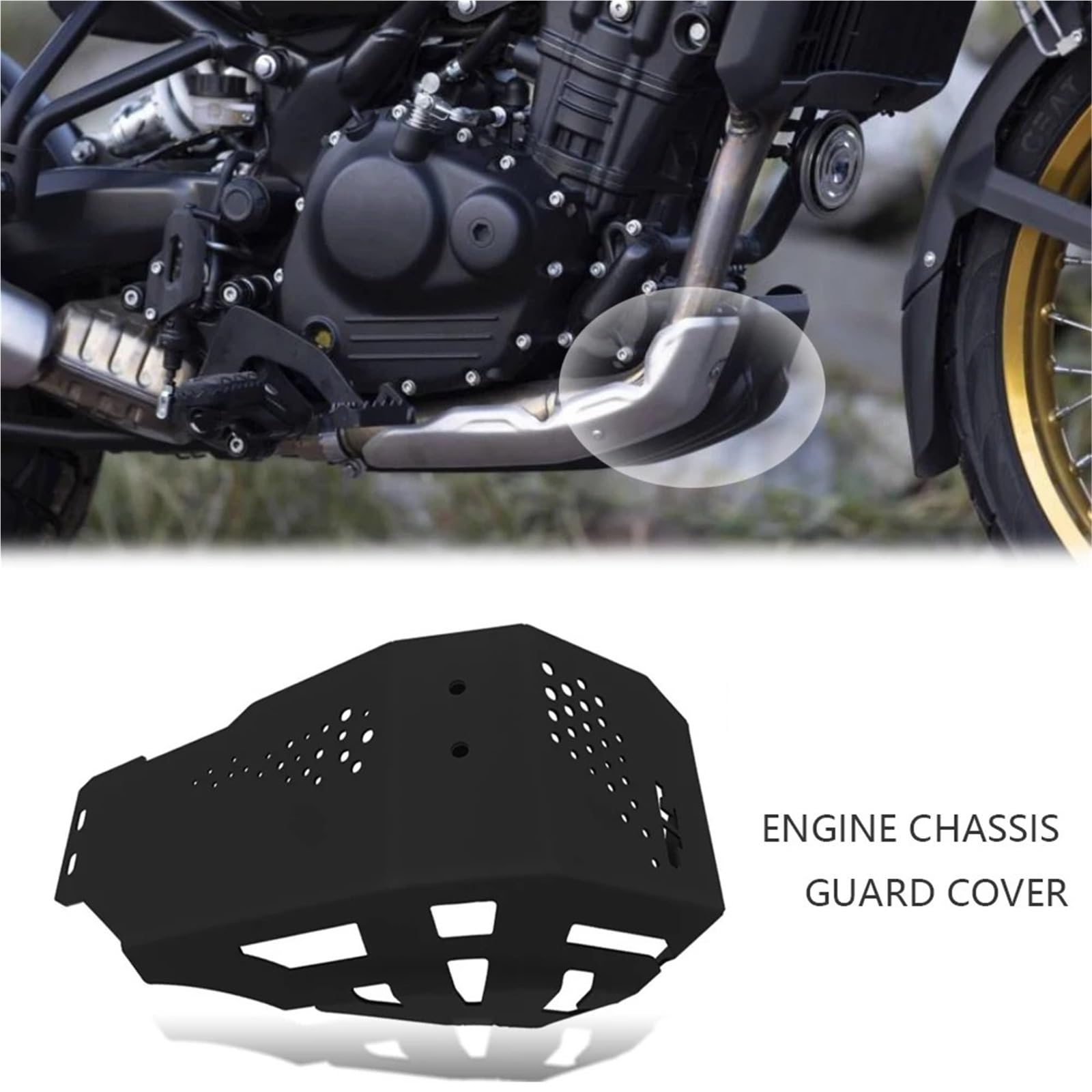Osłona Podwozia Motocykla Do Himalayan 450 2024 Osłona zabezpieczająca silnik Podwozie pod osłoną Osłona osłony silnika Podwozia Motocykla