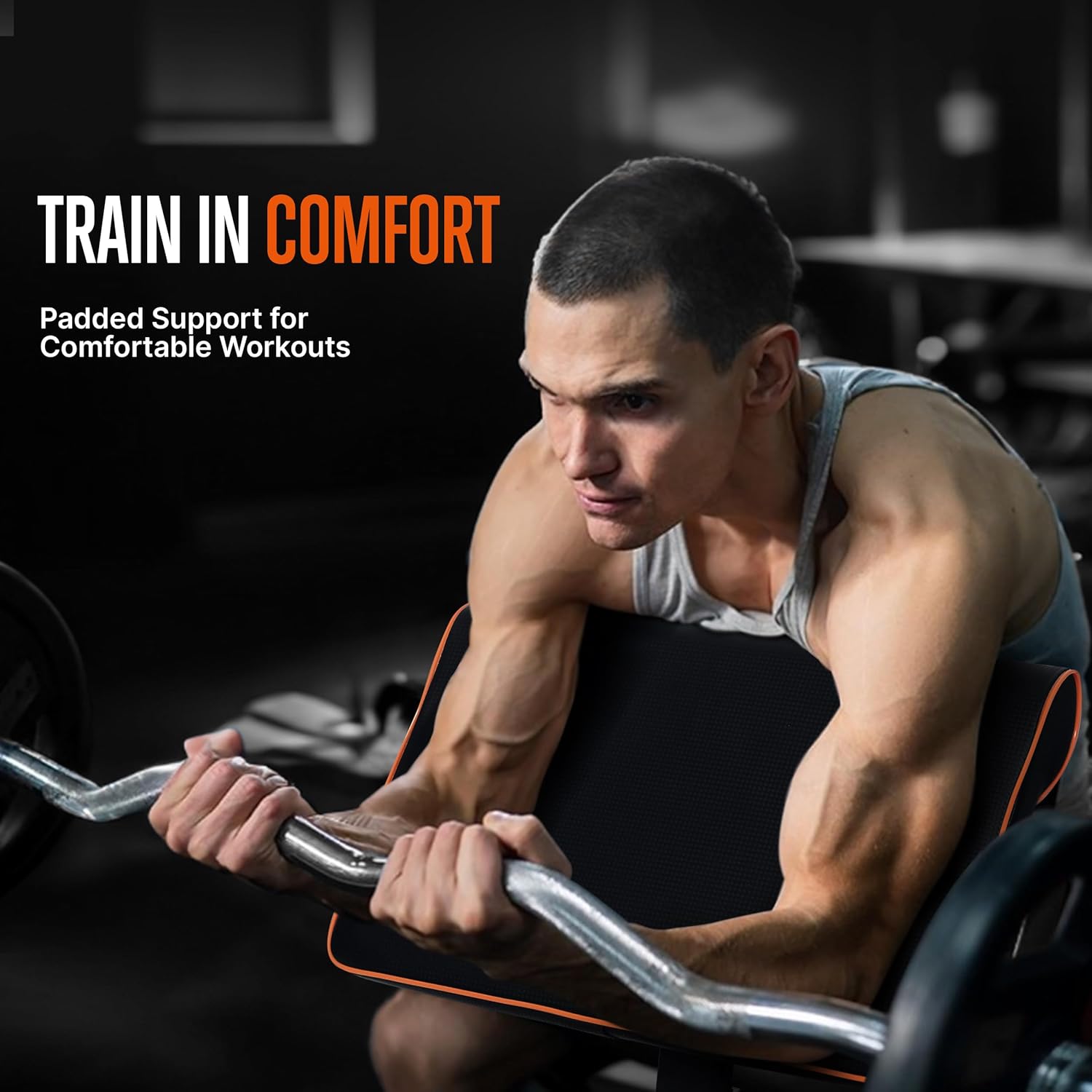 SQUATZ Sissy Squat Machine, Foldable Squatting Bench for Home Office Gym Workout Station and Leg Press Exercise, Designed to Train Abs, Thighs, Multifunctional Equipment for Fitness and Training