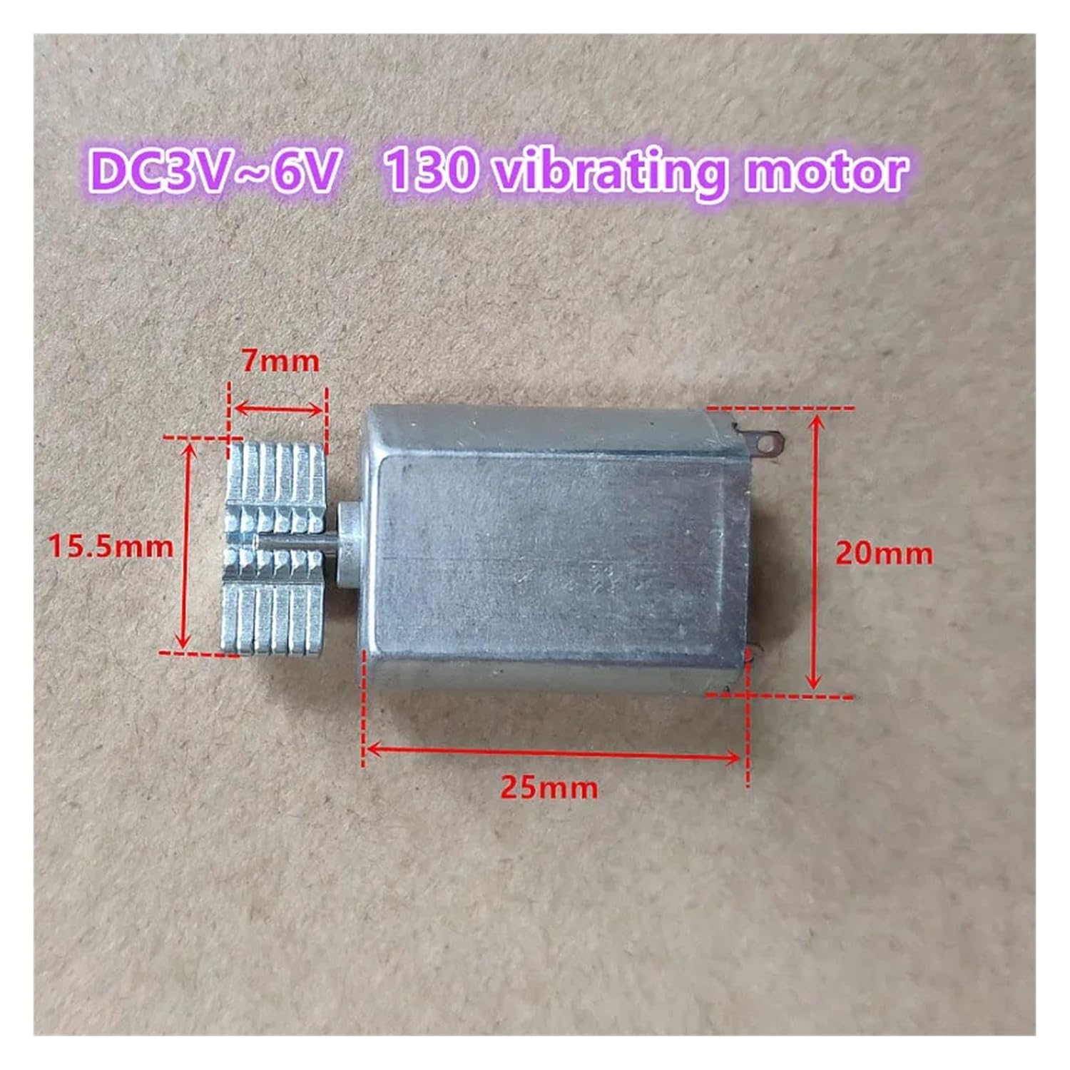 3.7V Vibrating Electronic Starter 3V~6V 130 DC Electronic Starter