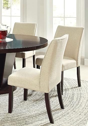 Miniatura 4 de Set of 2 Dining Chairs for Room Kitchen Table & Seating Chair Sets Solid Wood Frame Upholstered Fabric Cushion Seat Side Chairs Furniture,Wood-2pcs