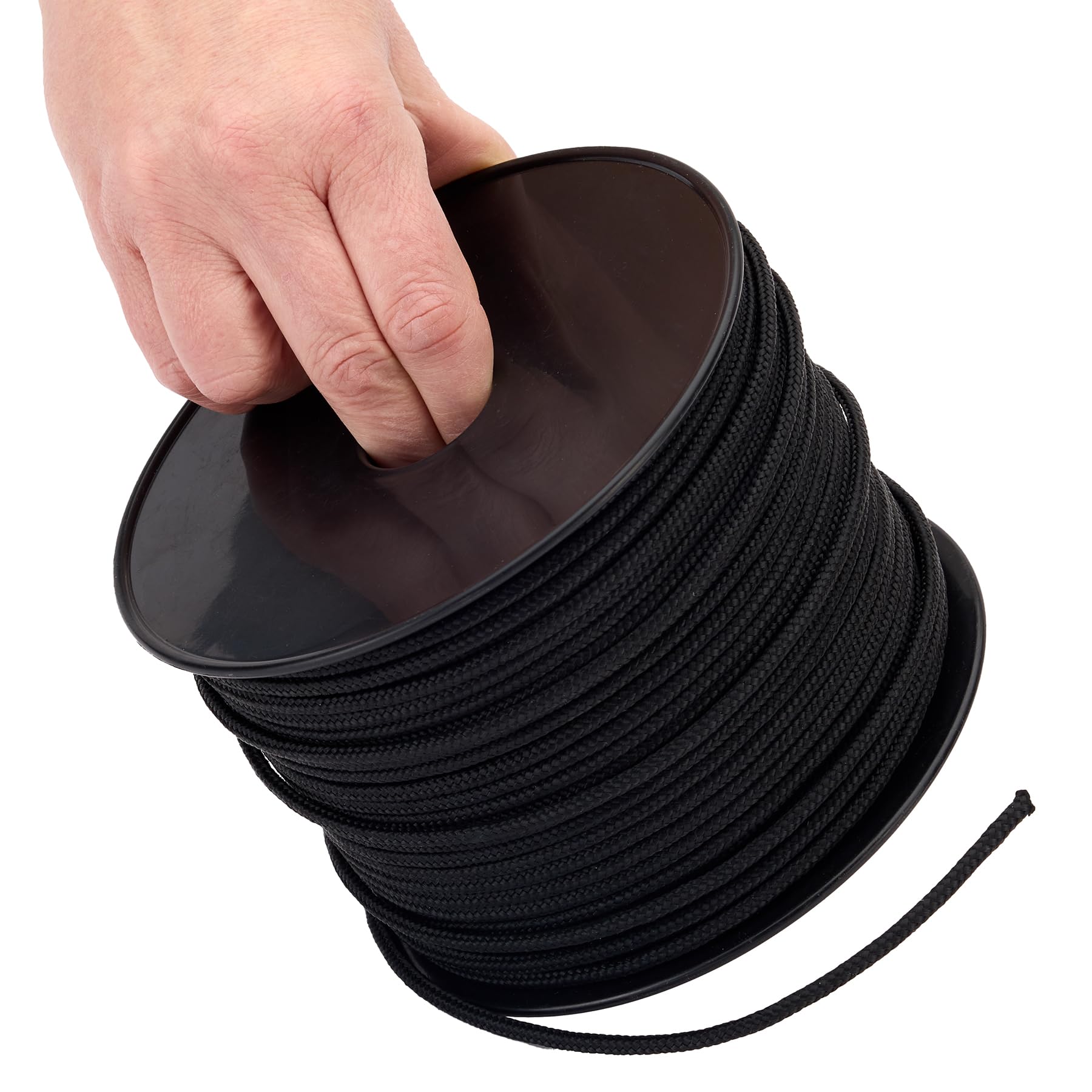 JUDYY Volledig zwart touw, 20 mm, 100 m, van polypropyleen, touwen, draden en kettingen, kabels en touwen, gevlochten koord, touw om te verankeren en vast te maken JUDYY Volledig zwart touw, 20 mm, 100 m, van polypropyleen, touwen, draden en kettingen, kabels en touwen, gevlochten koord, touw om te verankeren en vast te maken