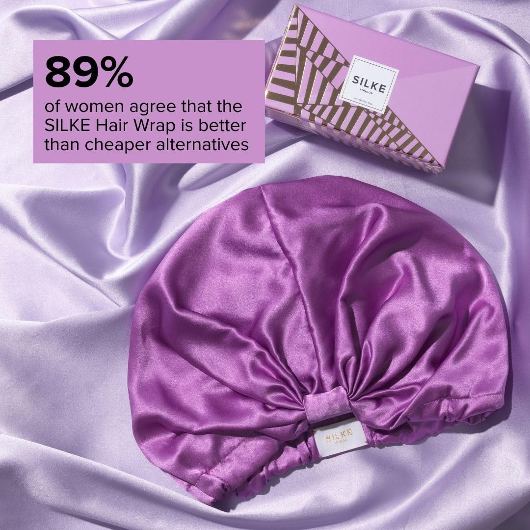SILKE Hair Wrap | Silk Bonnet for Sleeping | 100% Luxurious Silk Hair Wrap for Sleeping