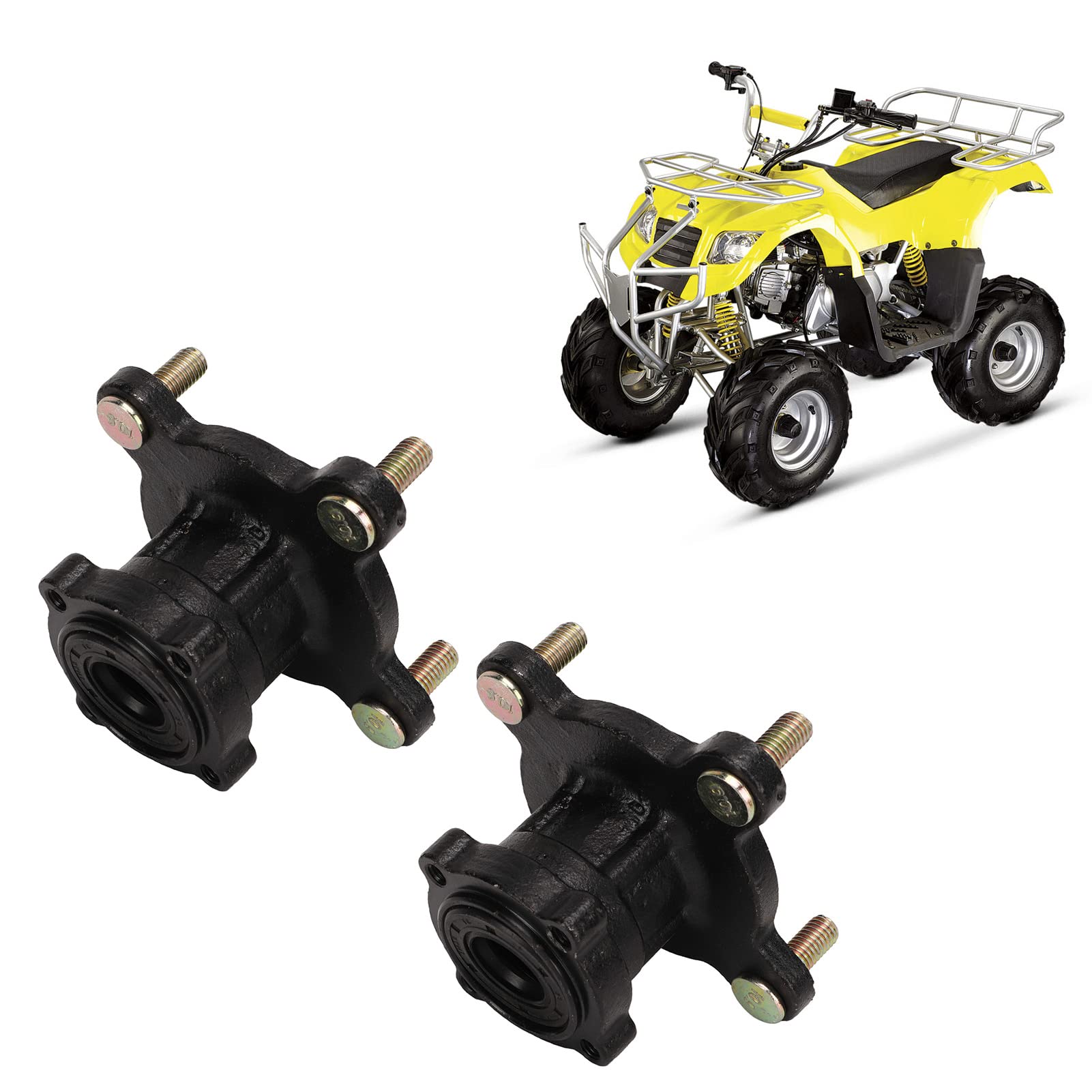 Piasta Gokart Atv Utv Części Zamienne 4 Stud Przedni Hamulec Tarczowy Obręcz Koła Montaż Piasty Stop Stali dla Go Kart Atv 4 Wheel