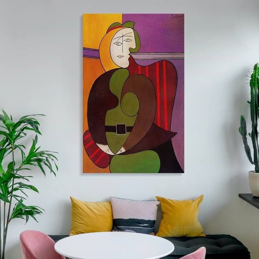 Amazon.co.jp: Pablo Picassoパブロ・ピカソ画家の作品（赤い