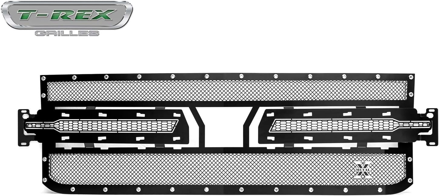 T-Rex 6715631 Large Mesh Steel Black Finish XMetal Grille Insert for Ford Super Duty