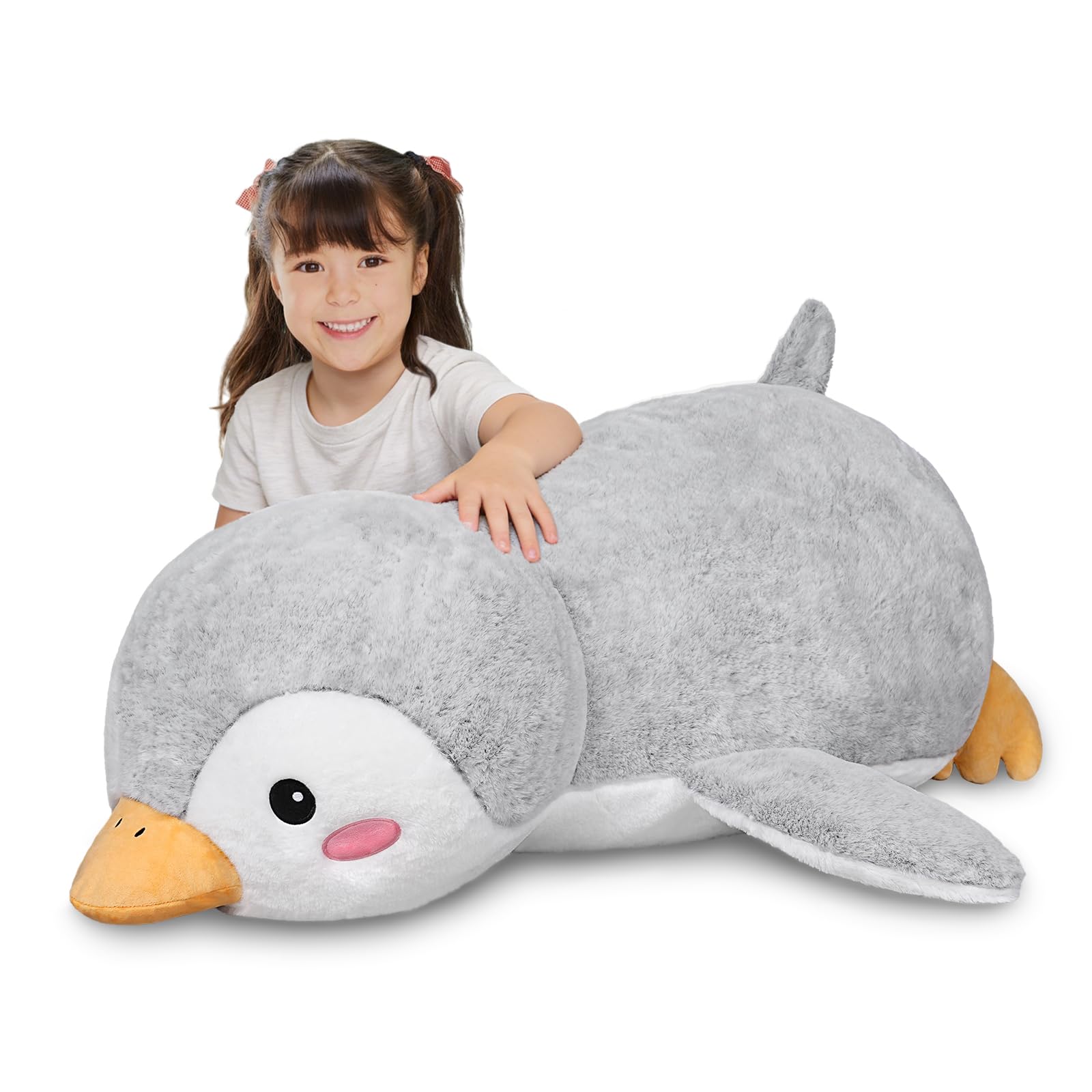 Amazon.co.jp: ZBLX ジャイアントペンギンぬいぐるみ 35インチ ビッグ