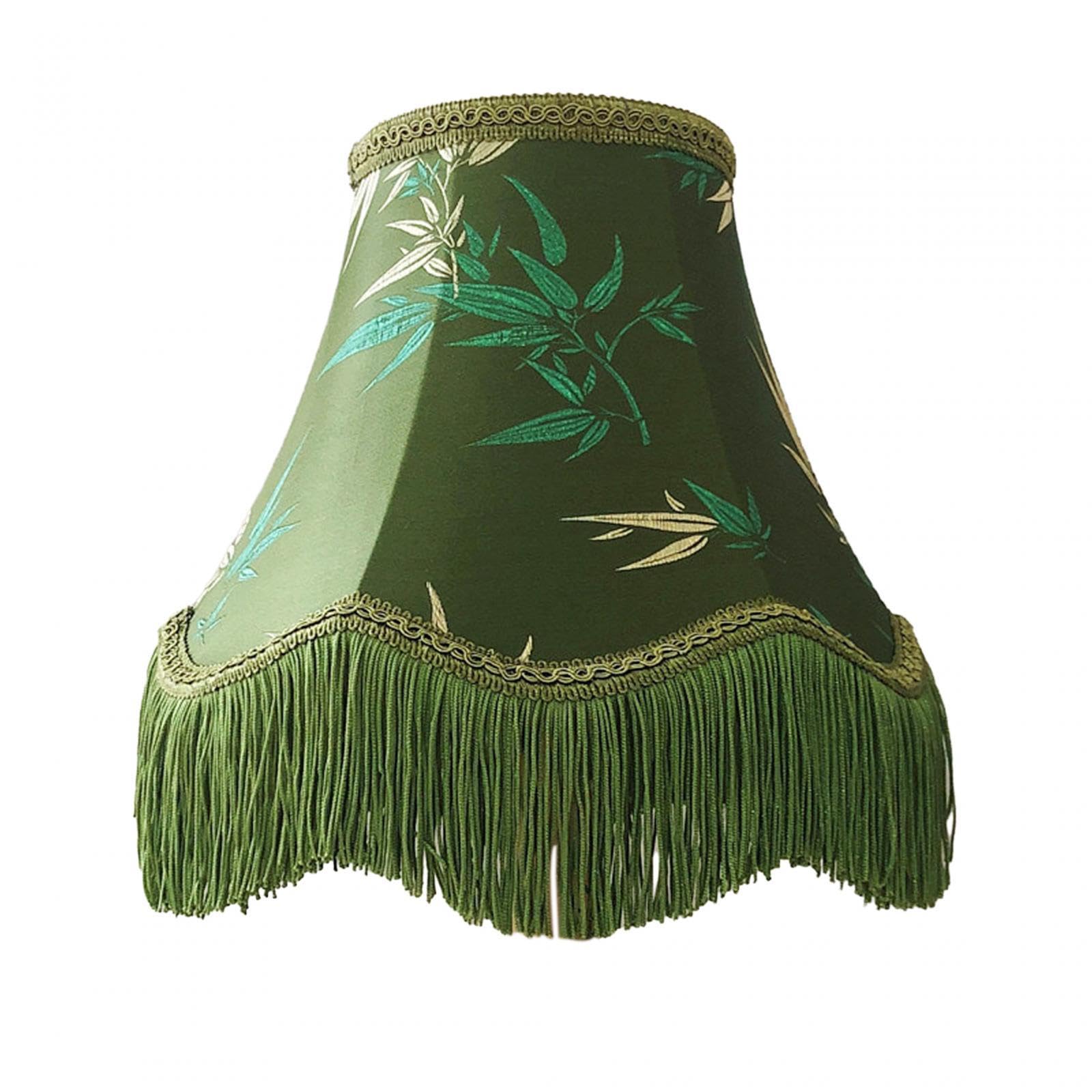 Lampshade Table Lamp Shade Retro with Tassel Decorative Elegant Replacements Taper Shape|Home & Garden | Lamps, Lighting & Ceiling Fans | Lamp Shades| Lamp Shades-image-19