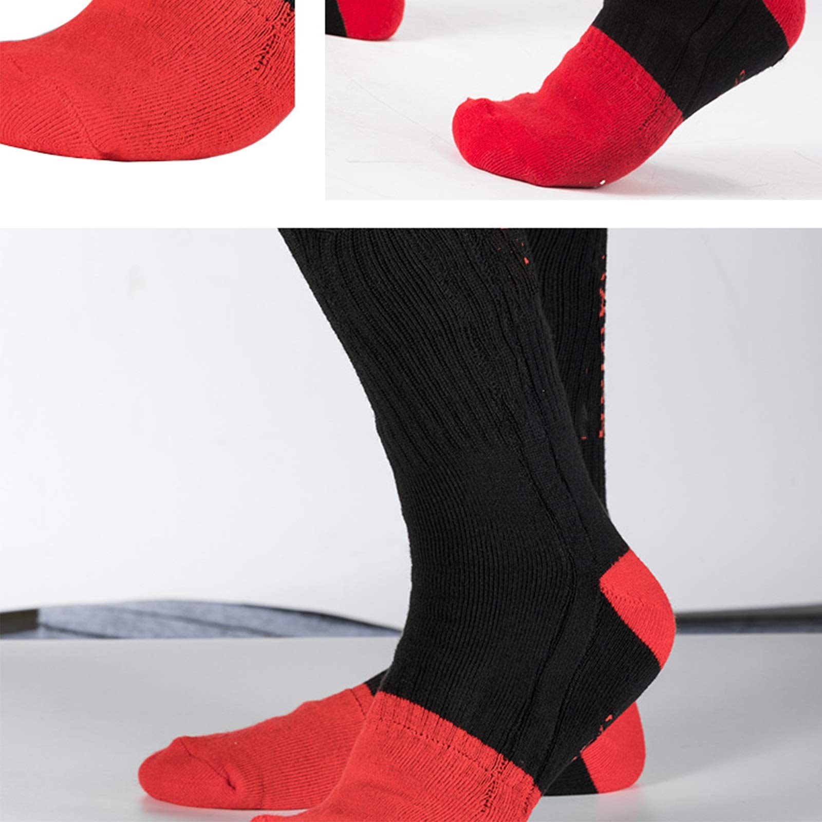 Hombres Mujeres Calcetines térmicos Calentamiento espontáneo Espesados ​​eléctricos Calefacción Calcetines for Hombres y Mujeres calefacción de esquí Calcetines Invierno Transpirable y cálido