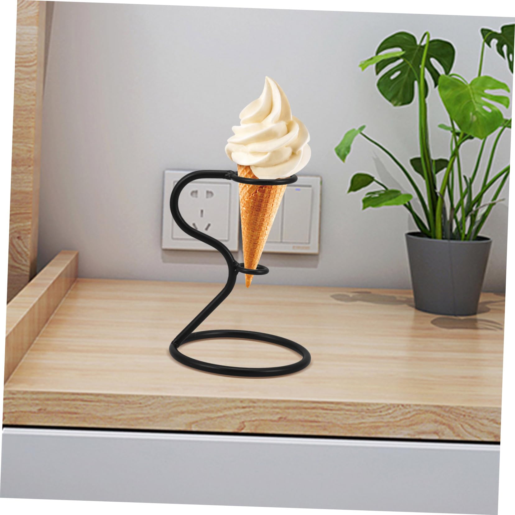 Amazon.co.jp: Happyyami アイスクリームコーンスド 鉄製ディスプレイ