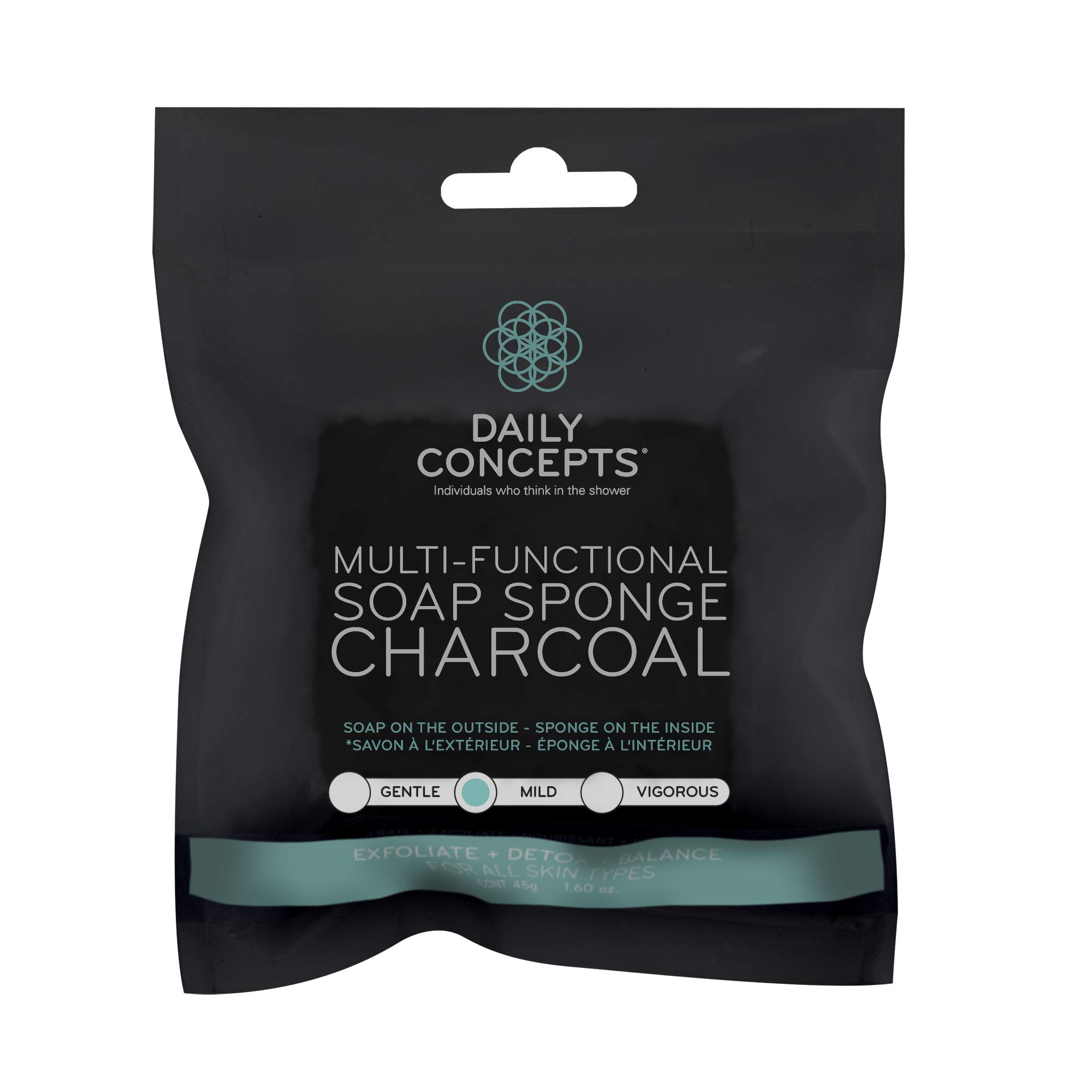 Daily Concepts Multi Functionnal Soap Sponge Charcoal