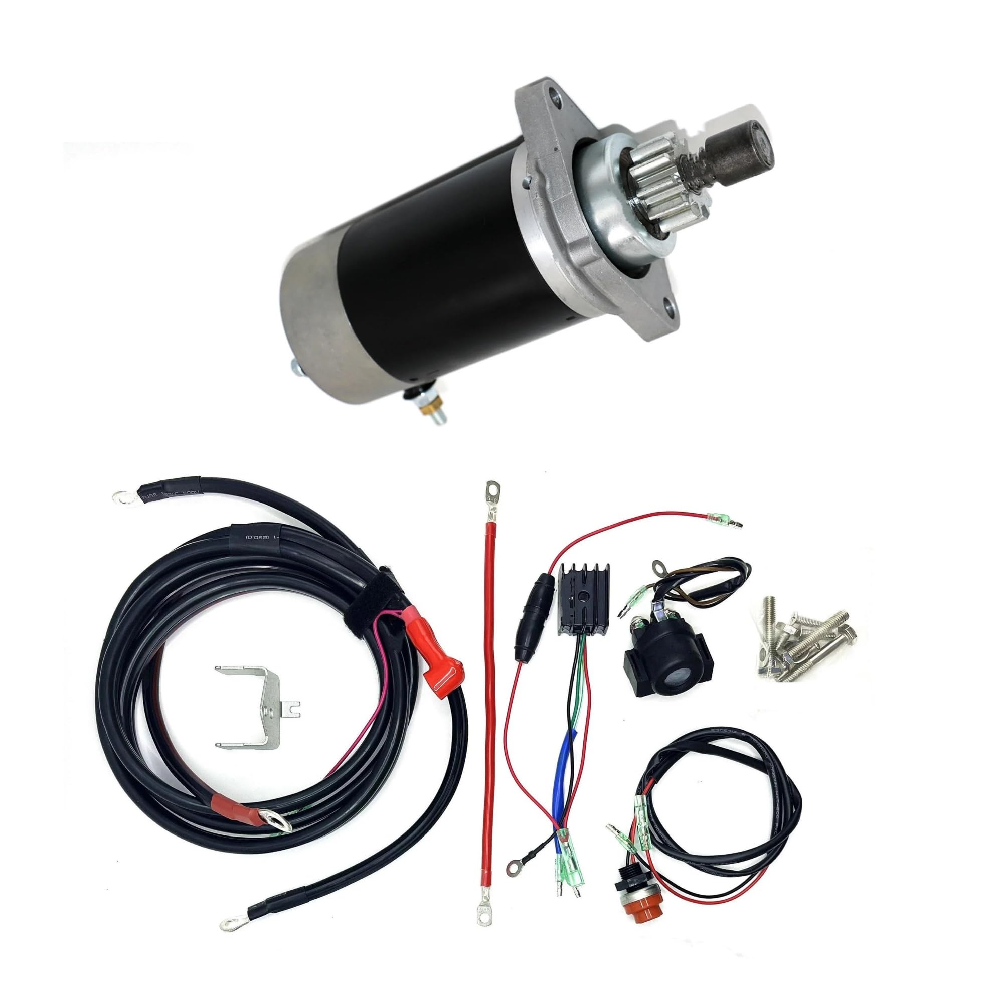 Kit de démarrage électrique pour Moteur Hors-Bord 4 Temps 9,9 CV. Kit spécial pour démarreur.