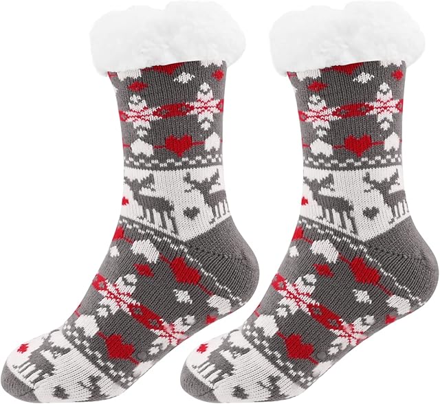 Slipper Socks Women,Fluffy Warm Socks for Women Girls