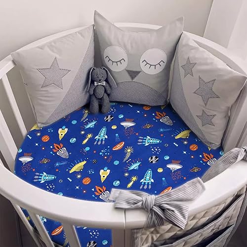 Miniatura 45 de Cloele Sábanas bajeras cuadradas perfectas para colchones portátiles de 36 x 36 pulgadas, sábanas cuadradas de jungla para cuna, sábana bajera