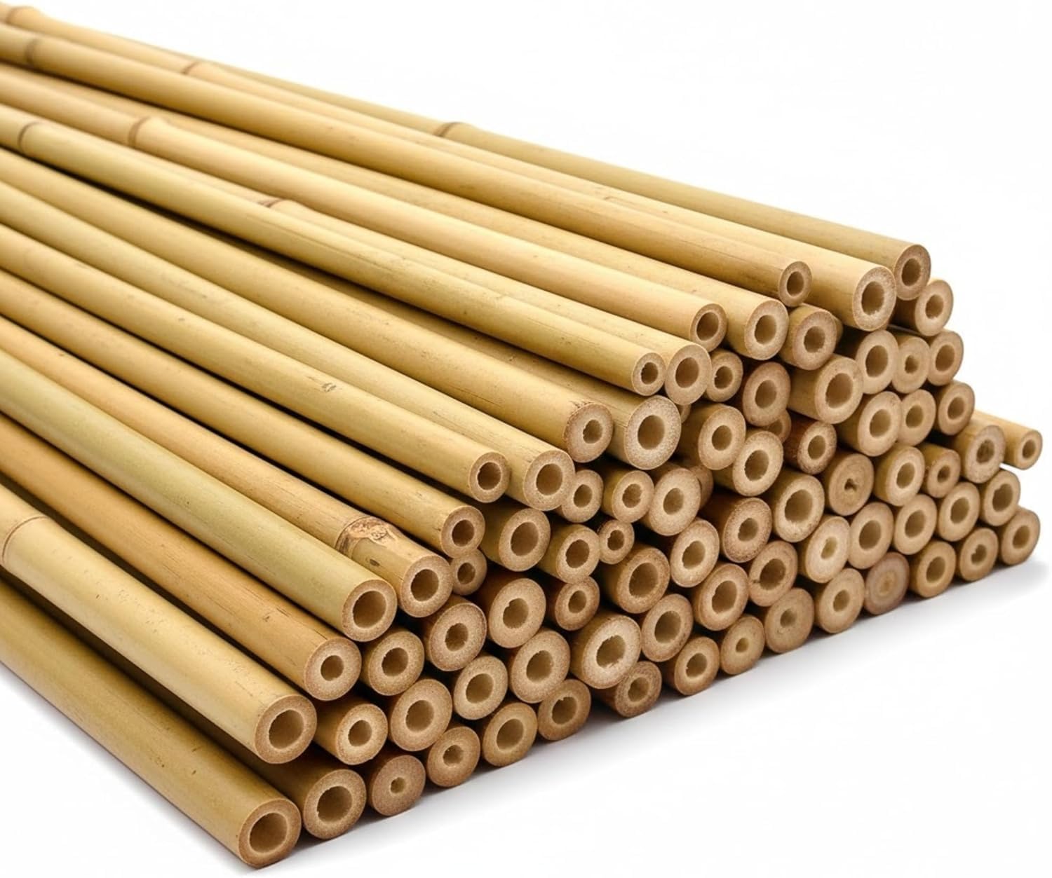 Z&A - Bamboo Garden Canes - Natural Gardening Plant Support - Professional Heavy Duty Thick Sticks - Strong & Sturdy Bamboo Canes - Garden Stakes For Tomato, Beans (100, 3ft (90cm))