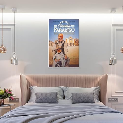 Miniatura 8 de Nuovo Cinema Paradiso - Pósteres de película (3) impresiones artísticas de pared, lienzo, obras de arte, idea de regalo, estética, 24 x 36 pulgadas