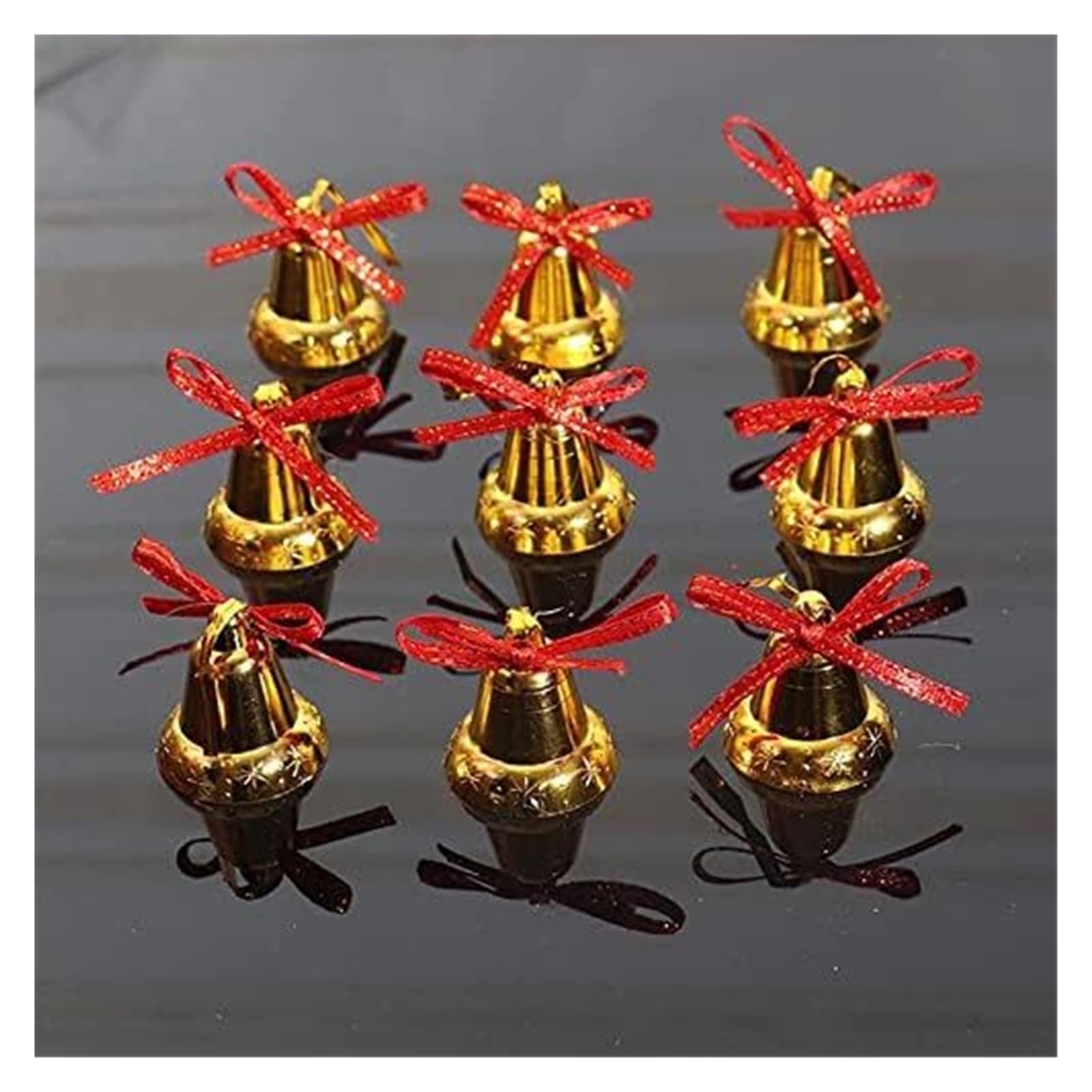 Campane artigianali, ornamenti for campane di Natale, campanelli artigianali, piccole campane natalizie Campane natalizie appese