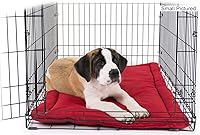 Vista 2 de K9 Ballistics Almohadilla resistente para jaula de perros, lavable, duradera y resistente al agua, alfombra grande para jaula para perros, 41 x 27.5