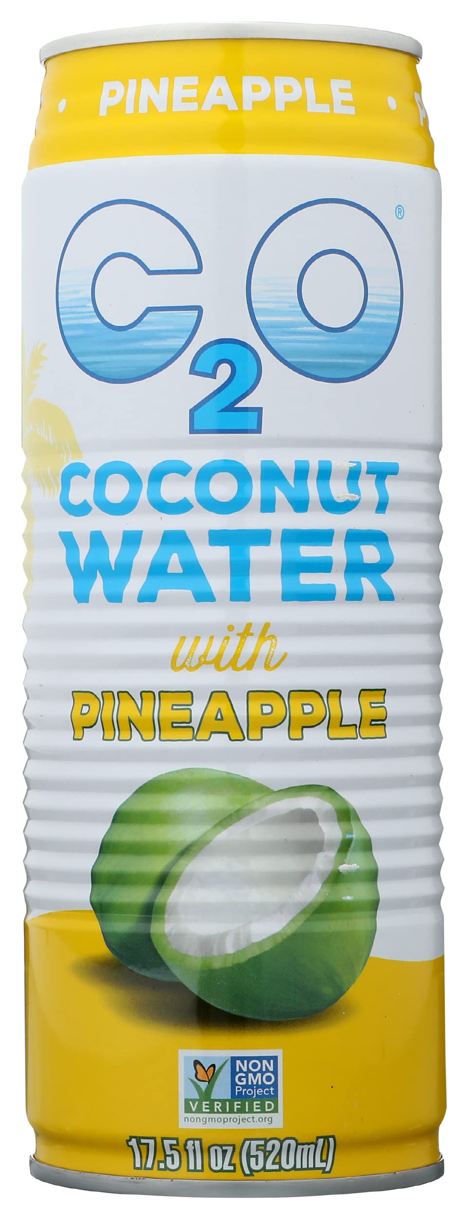 C2OPure Coconut Water with Pineapple, 17.5 OZ