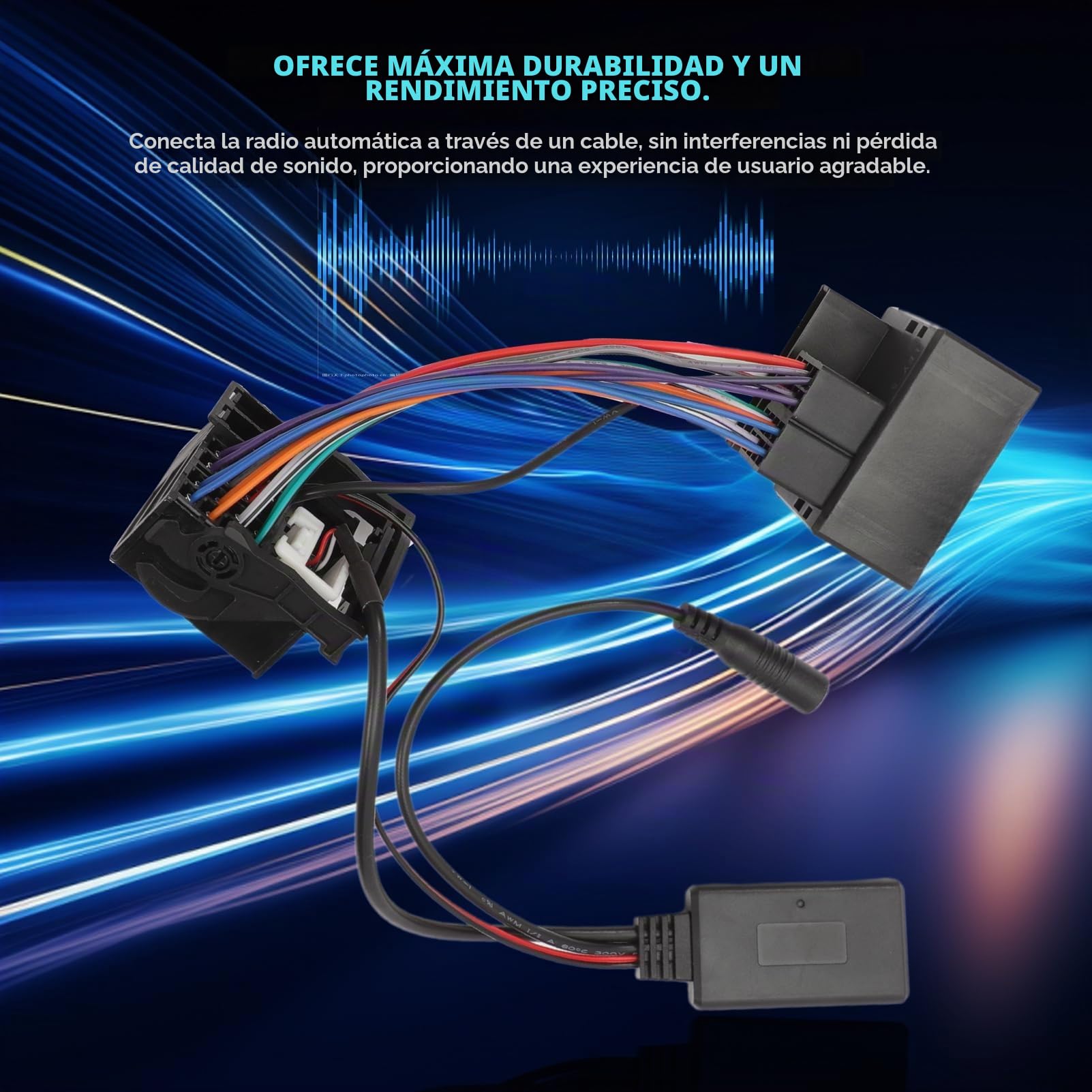 12 pines para radio de coche con adaptador Bluetooth 5.0 estéreo AUX cable para W169 W245 W203 W209 W164